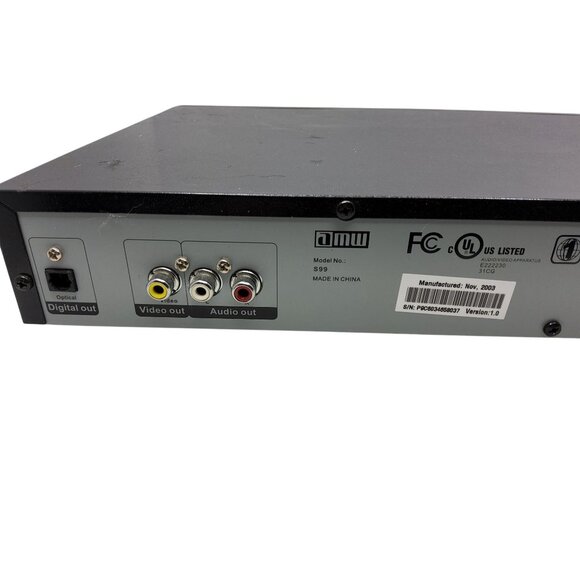 vintage 2003 amw dvd/mp3 player with dolby sound - Picture 4 of 4